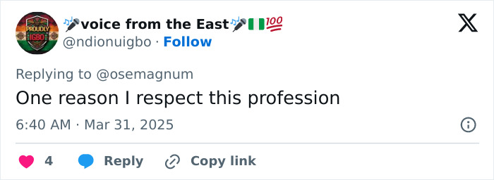 Tweet praising nurses as "angels" for their bravery during Myanmar earthquake, highlighting respect for their profession. Tweet praising nurses as "angels" for their bravery during Myanmar earthquake, highlighting respect for their profession.