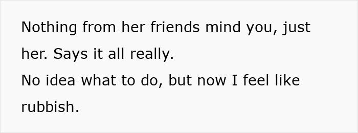 Text from image about feeling like rubbish after learning of a girl's mean-spirited love bet. Text from image about feeling like rubbish after learning of a girl's mean-spirited love bet.