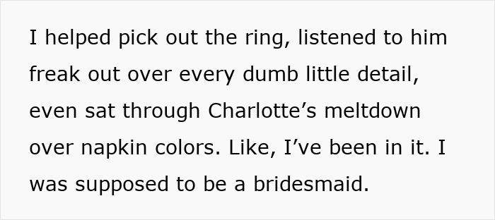 Brother Removes Sister From Wedding Party, Family Justifies It As Being "For Her Own Good" Brother Removes Sister From Wedding Party, Family Justifies It As Being "For Her Own Good"