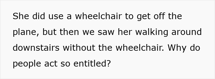 Text discussing a passenger accused of lying about a handicapped grandma for an aisle seat, questioning entitlement. Text discussing a passenger accused of lying about a handicapped grandma for an aisle seat, questioning entitlement.