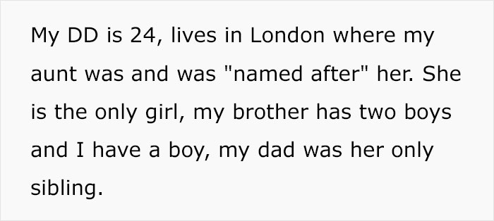 Text discussing family dynamics and inheritance affecting relationships. Text discussing family dynamics and inheritance affecting relationships.