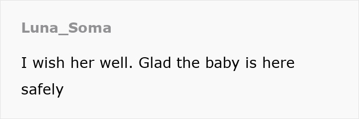 Comment from Luna_Soma wishing well and expressing happiness for the safe arrival of the baby, related to Celestial Seed. Comment from Luna_Soma wishing well and expressing happiness for the safe arrival of the baby, related to Celestial Seed.