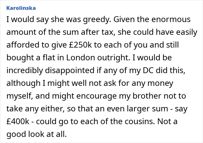 Text with family discussing massive fortune left to niece, sparking a debate on fairness and greed. Text with family discussing massive fortune left to niece, sparking a debate on fairness and greed.