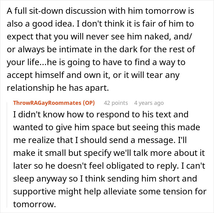 Reddit discussion on boyfriend's reaction to burn scars, highlighting relationship advice and support strategies. Reddit discussion on boyfriend's reaction to burn scars, highlighting relationship advice and support strategies.