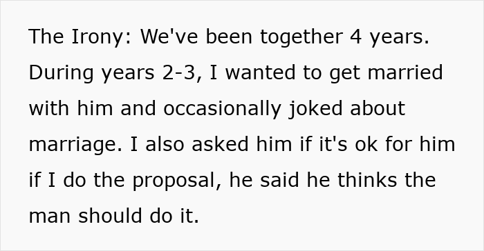 Man Shows No Interest In Marrying His Long-Time Girlfriend Until She Tries To Buy A House Alone Man Shows No Interest In Marrying His Long-Time Girlfriend Until She Tries To Buy A House Alone