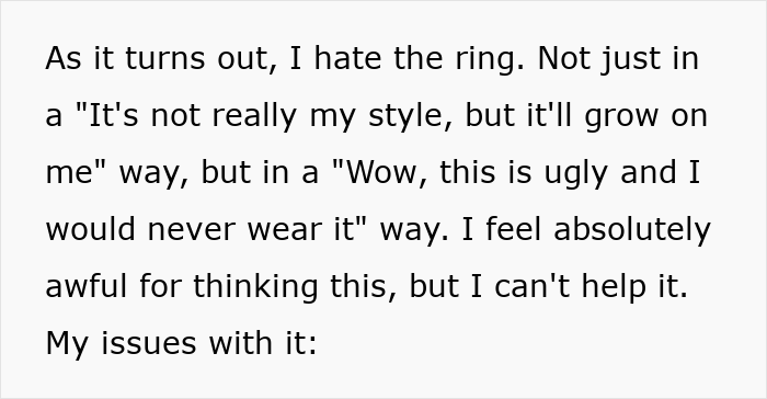 People Are Ready To Shred This Woman For Not Liking Her Engagement Ring, Until They See The Photo People Are Ready To Shred This Woman For Not Liking Her Engagement Ring, Until They See The Photo