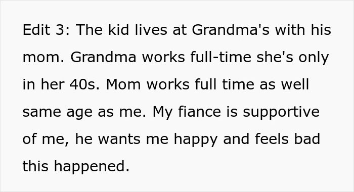 Text discussing family dynamics and work situations related to babysitting at $3 an hour. Text discussing family dynamics and work situations related to babysitting at $3 an hour.