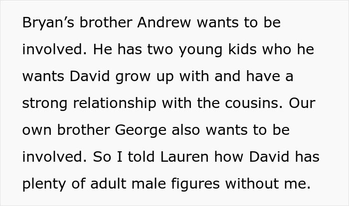 Text discussing involvement of family members in a child's life, highlighting male figures as parental role models. Text discussing involvement of family members in a child's life, highlighting male figures as parental role models.