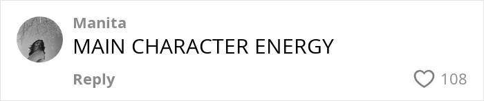 Comment saying 'MAIN CHARACTER ENERGY' related to viral plane passenger with pilot's romantic napkin note. Comment saying 'MAIN CHARACTER ENERGY' related to viral plane passenger with pilot's romantic napkin note.