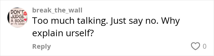 Comment with "Family First Always" keyword, questioning lengthy explanations. Comment with "Family First Always" keyword, questioning lengthy explanations.