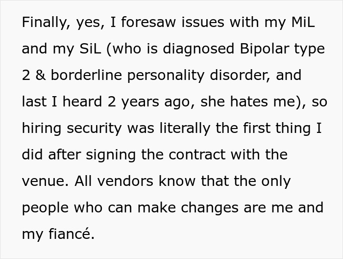 Text discussing preparations and security concerns related to wedding invitations. Text discussing preparations and security concerns related to wedding invitations.