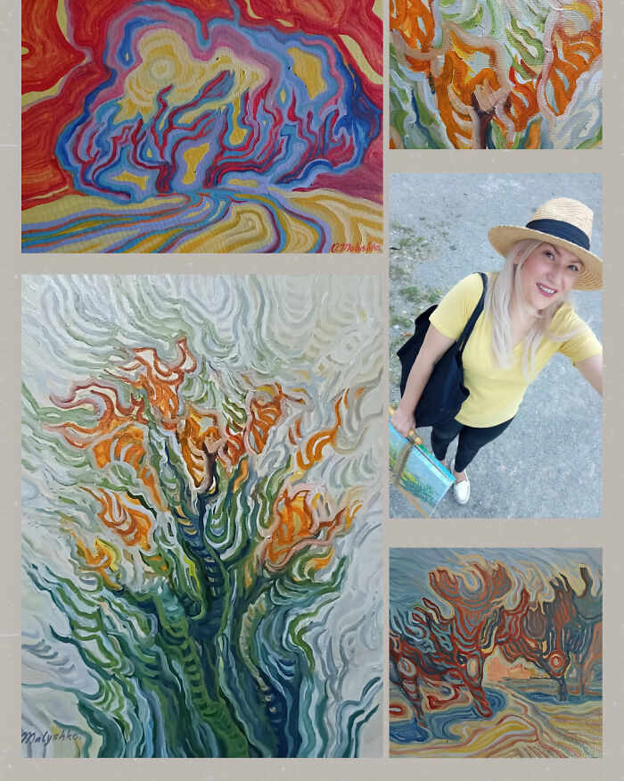 I Paint Flowers To Wake Up Trees And Plants After Winter (10 Pics)