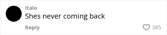 Comment on Millie Bobby Brown, saying 'She's never coming back,' amid controversial interviews. Comment on Millie Bobby Brown, saying 'She's never coming back,' amid controversial interviews.