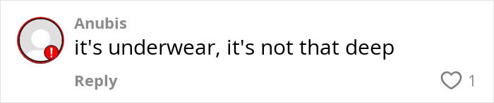 Comment on a bride flashing her underwear during wedding photoshoot, saying "it's underwear, it's not that deep. Comment on a bride flashing her underwear during wedding photoshoot, saying "it's underwear, it's not that deep.
