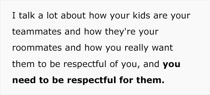 Text about gentle parenting emphasizing mutual respect between parents and kids. Text about gentle parenting emphasizing mutual respect between parents and kids.