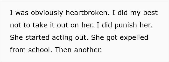 Text about a teen's university funds spent due to past behavior issues and school expulsions. Text about a teen's university funds spent due to past behavior issues and school expulsions.
