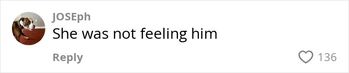 Comment saying "She was not feeling him" related to Millie Bobby Brown interviews. Comment saying "She was not feeling him" related to Millie Bobby Brown interviews.