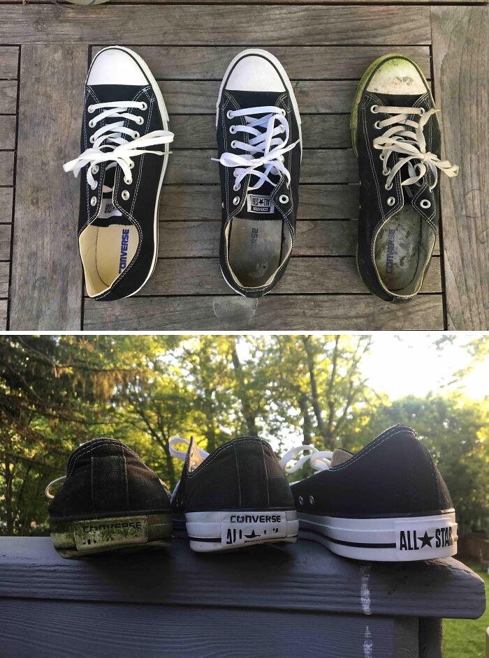 Three Generations Of Chuck Taylors