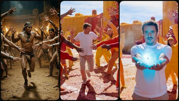 I Used AI To Reimagine Apple's Iconic Viral AirPods Ad Featuring Pedro Pascal (5 Pics)