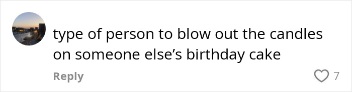 Online comment comparing a proposal at a wedding to blowing out candles on someone else’s cake. Online comment comparing a proposal at a wedding to blowing out candles on someone else’s cake.