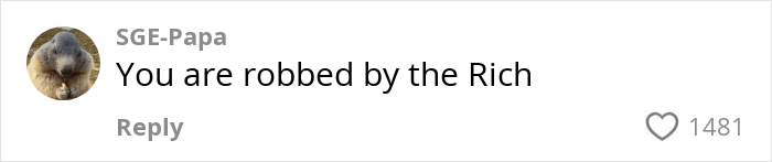 Comment expressing outrage about grocery prices in America, liked 1481 times. Comment expressing outrage about grocery prices in America, liked 1481 times.