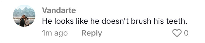 Social media comment disapproving Benny Blanco’s hygiene habits. Social media comment disapproving Benny Blanco’s hygiene habits.