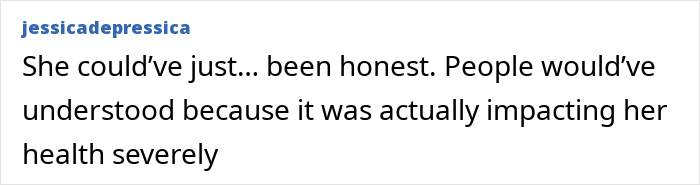 Comment discussing honesty and health impact in weight-loss surgery controversy. Comment discussing honesty and health impact in weight-loss surgery controversy.