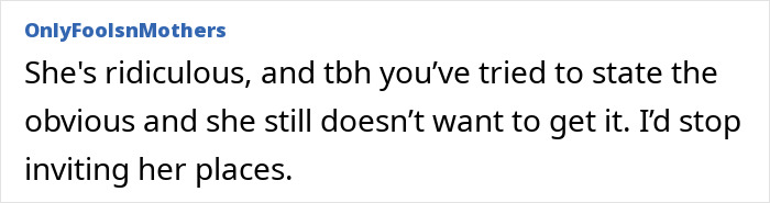 Text exchange discussing exclusion from friend group over bringing child to spa. Text exchange discussing exclusion from friend group over bringing child to spa.
