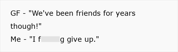 Text conversation about a boyfriend's love story turning out to be a mean-girl bet, with a girlfriend pleading for belief. Text conversation about a boyfriend's love story turning out to be a mean-girl bet, with a girlfriend pleading for belief.