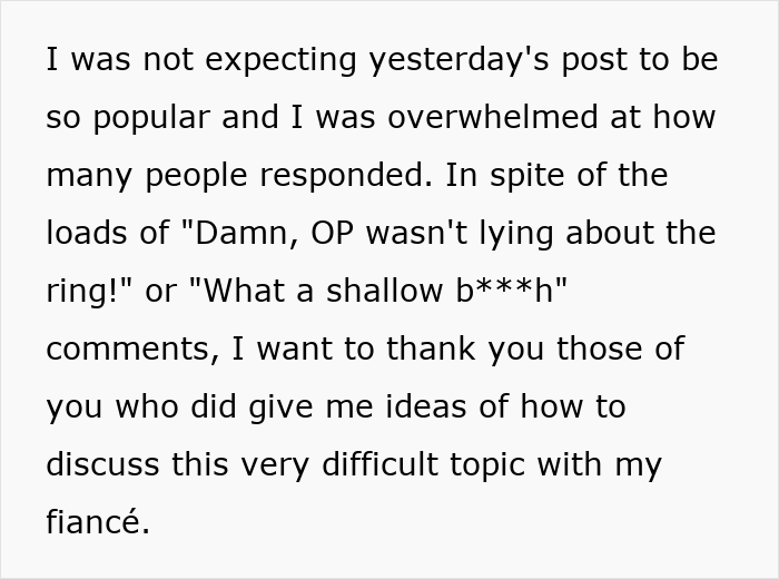 People Are Ready To Shred This Woman For Not Liking Her Engagement Ring, Until They See The Photo People Are Ready To Shred This Woman For Not Liking Her Engagement Ring, Until They See The Photo