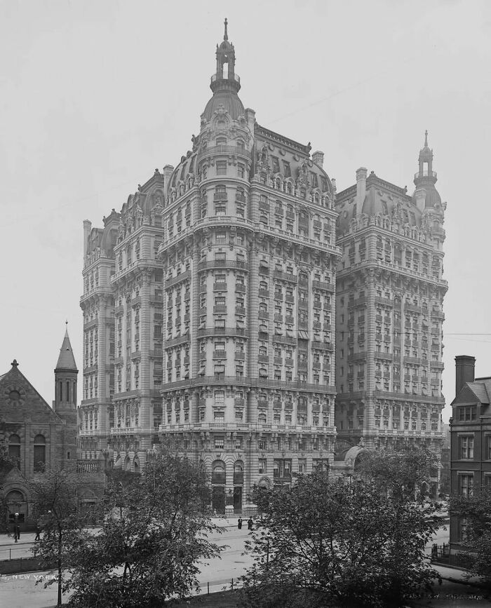 Historic American architecture showcased in a grand, ornate building with intricate detailing and multiple towers.