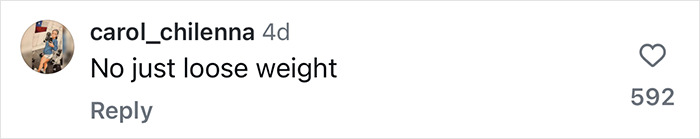 Comment criticizing a plus-size influencer's request for larger McLaren sports car seats. Comment criticizing a plus-size influencer's request for larger McLaren sports car seats.