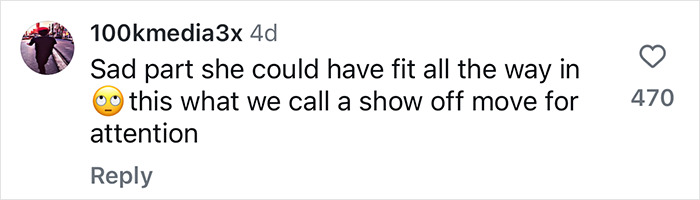 Social media comment discussing plus-size influencer's call for larger McLaren car seats. Social media comment discussing plus-size influencer's call for larger McLaren car seats.