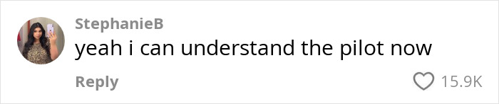 Comment by StephanieB with 15.9K likes on plane passenger receiving romantic note from pilot. Comment by StephanieB with 15.9K likes on plane passenger receiving romantic note from pilot.