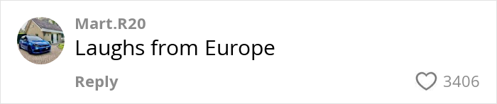 Comment on US grocery prices, "Laughs from Europe," with 3406 likes, sparking outrage over America's economy. Comment on US grocery prices, "Laughs from Europe," with 3406 likes, sparking outrage over America's economy.