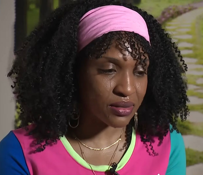 Close-up of a woman looking down, representing a runaway girl found after a year. Close-up of a woman looking down, representing a runaway girl found after a year.