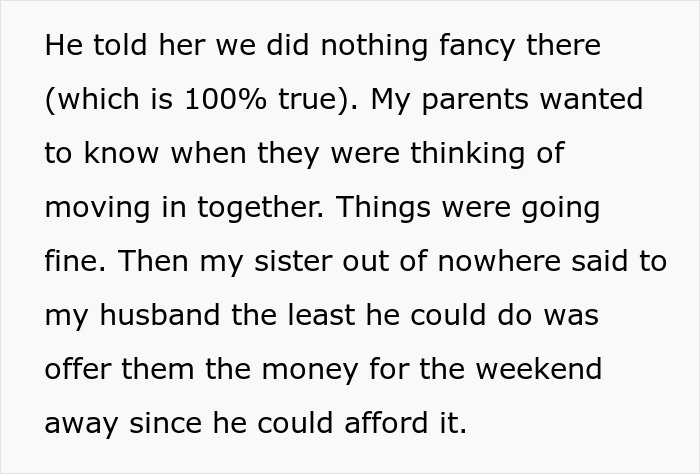 Text discussing family dynamics and financial expectations related to being rich. Text discussing family dynamics and financial expectations related to being rich.