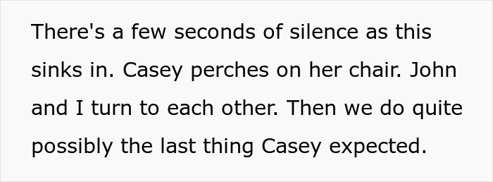 Text excerpt about a surprising revelation involving an open relationship and unexpected news. Text excerpt about a surprising revelation involving an open relationship and unexpected news.