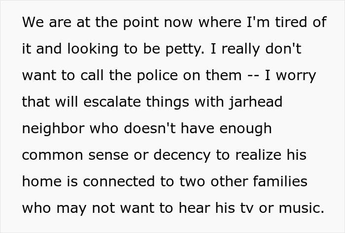 Text complaint about neighbors treating home like a nightclub, disrupting family peace. Text complaint about neighbors treating home like a nightclub, disrupting family peace.