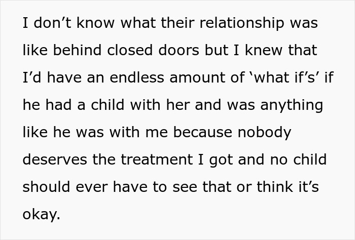 Text revealing concerns about ex's criminal record and potential impact on his child. Text revealing concerns about ex's criminal record and potential impact on his child.