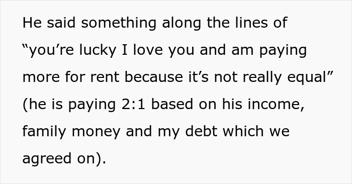Text about a guy with a trust fund discussing rent balance with his girlfriend. Text about a guy with a trust fund discussing rent balance with his girlfriend.