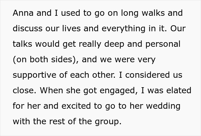Friendship Falls Apart After Bride Doesn't Invite Close Friends To Wedding And Hides The Truth Friendship Falls Apart After Bride Doesn't Invite Close Friends To Wedding And Hides The Truth