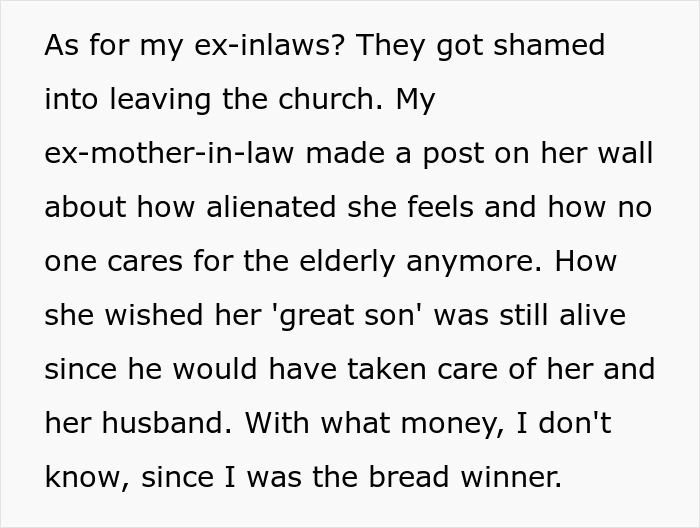 Ex’s Parents Bully Ex-DIL Over Son's Affair, DIL Tells Her Church Everything, Gets Her Removed Ex’s Parents Bully Ex-DIL Over Son's Affair, DIL Tells Her Church Everything, Gets Her Removed
