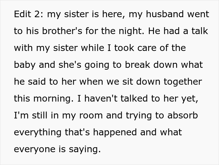 Text excerpt about a situation involving a husband's prank and its consequences, with family dialogue. Text excerpt about a situation involving a husband's prank and its consequences, with family dialogue.