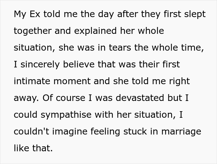 Text describing emotional conversation about a partner's situation in a relationship. Text describing emotional conversation about a partner's situation in a relationship.