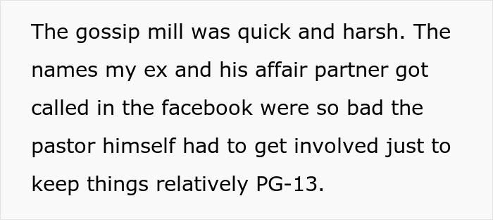 Ex’s Parents Bully Ex-DIL Over Son's Affair, DIL Tells Her Church Everything, Gets Her Removed Ex’s Parents Bully Ex-DIL Over Son's Affair, DIL Tells Her Church Everything, Gets Her Removed