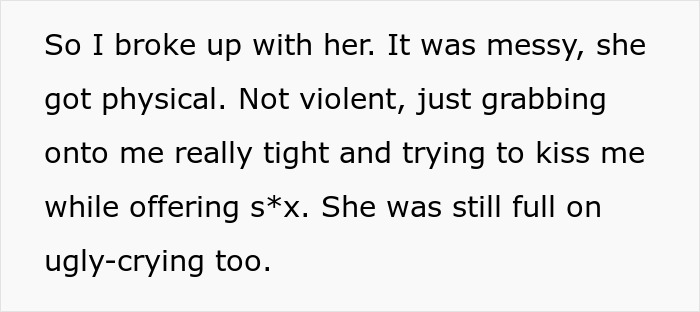 Text about a messy breakup and emotional confrontation between a boyfriend and girlfriend. Text about a messy breakup and emotional confrontation between a boyfriend and girlfriend.
