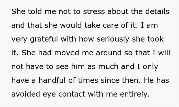 Coworker avoids eye contact after an internet trend suggests he finds colleague attractive. Coworker avoids eye contact after an internet trend suggests he finds colleague attractive.