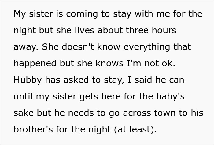 Text revealing consequences of husband's prank on wife's wellbeing. Text revealing consequences of husband's prank on wife's wellbeing.