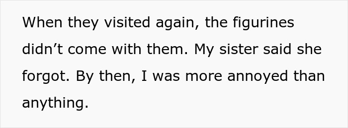 Text excerpt about aunt dealing with sticky-fingers niece by keeping her toys until stolen items return. Text excerpt about aunt dealing with sticky-fingers niece by keeping her toys until stolen items return.